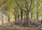 Max Liebermann Country Tavern at Brunnenburg oil on canvas